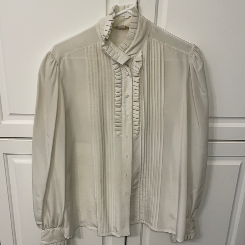 Lloyd Williams ruffled button down